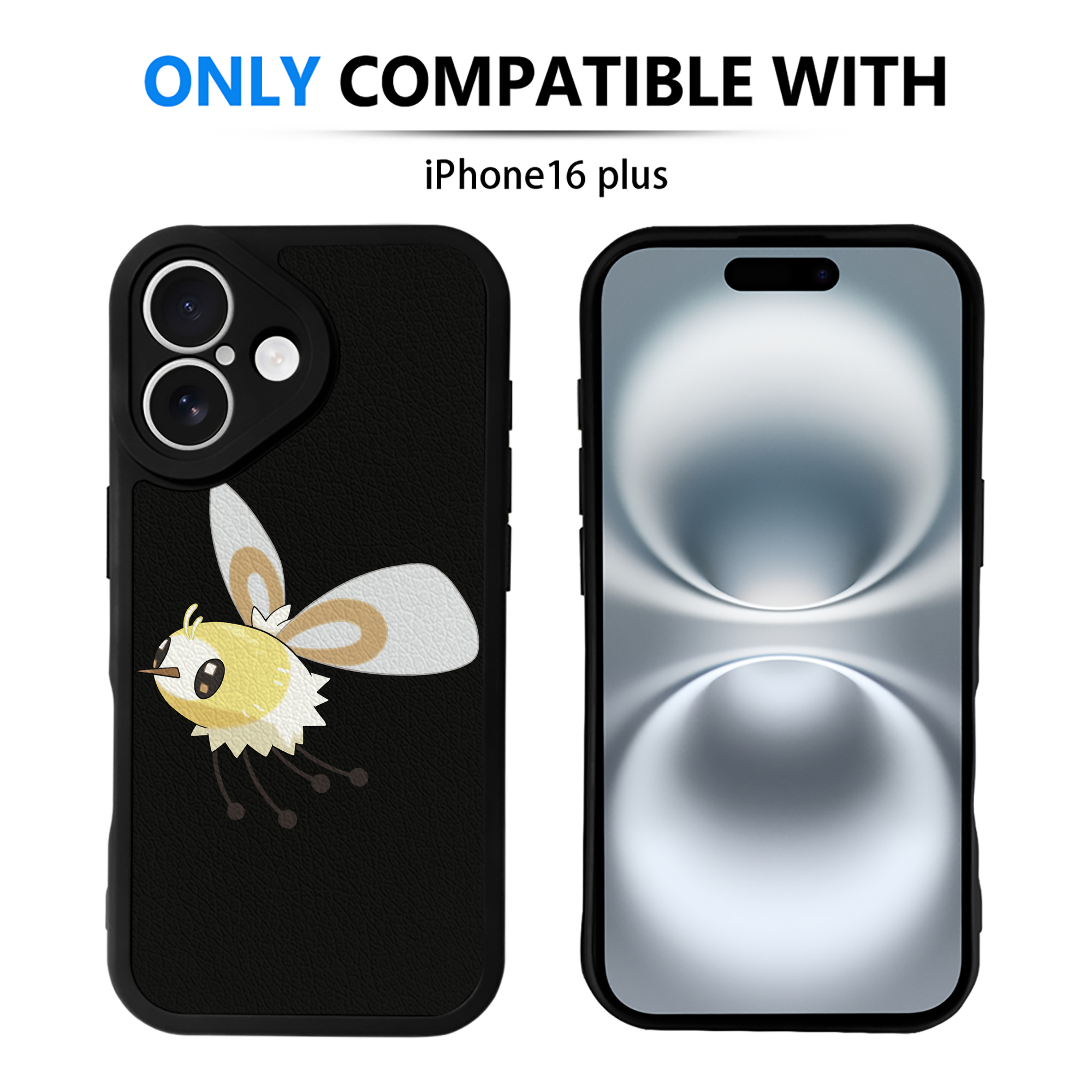 （画像用） ポケットモンスター Pokémon 【iPhone 16シリーズ対応】シリコンスマホケース（レザー調） 材質：シリコン
